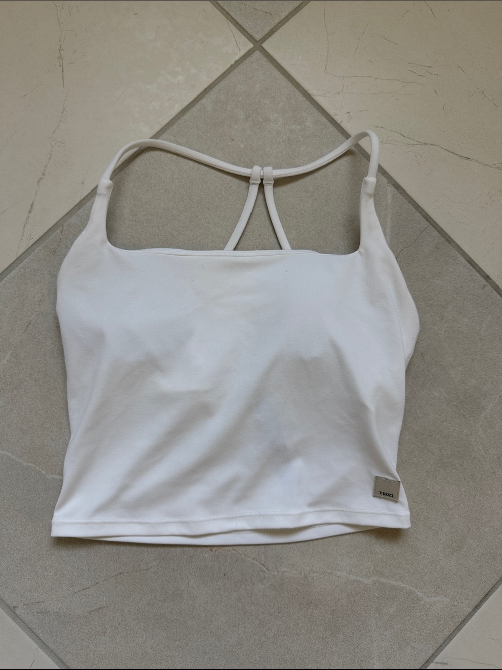 Vuori AllTheFeels support tank - White